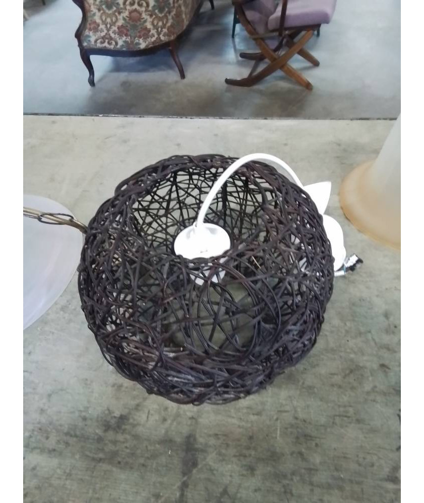 SUSPENSION VANNERIE CHOCOLAT 