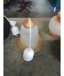 SUSPENSION VERRE ORANGE