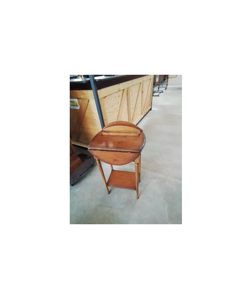 CONSOLE ECRITOIRE  A ABATTANTS A COLONNES STYLE LOUIS PHILIPPE 