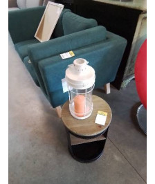 LANTERNE PHOTOPHORE MÉTAL ECRU 