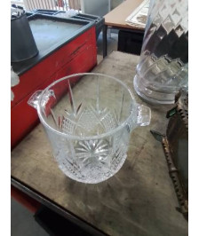 SEAU A CHAMPAGNE CRISTAL TAILLÉ 