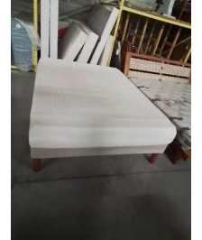 ENSEMBLE SOMMIER TAPISSER AVEC PIEDS  ET MATELAS TEMPUR140X190