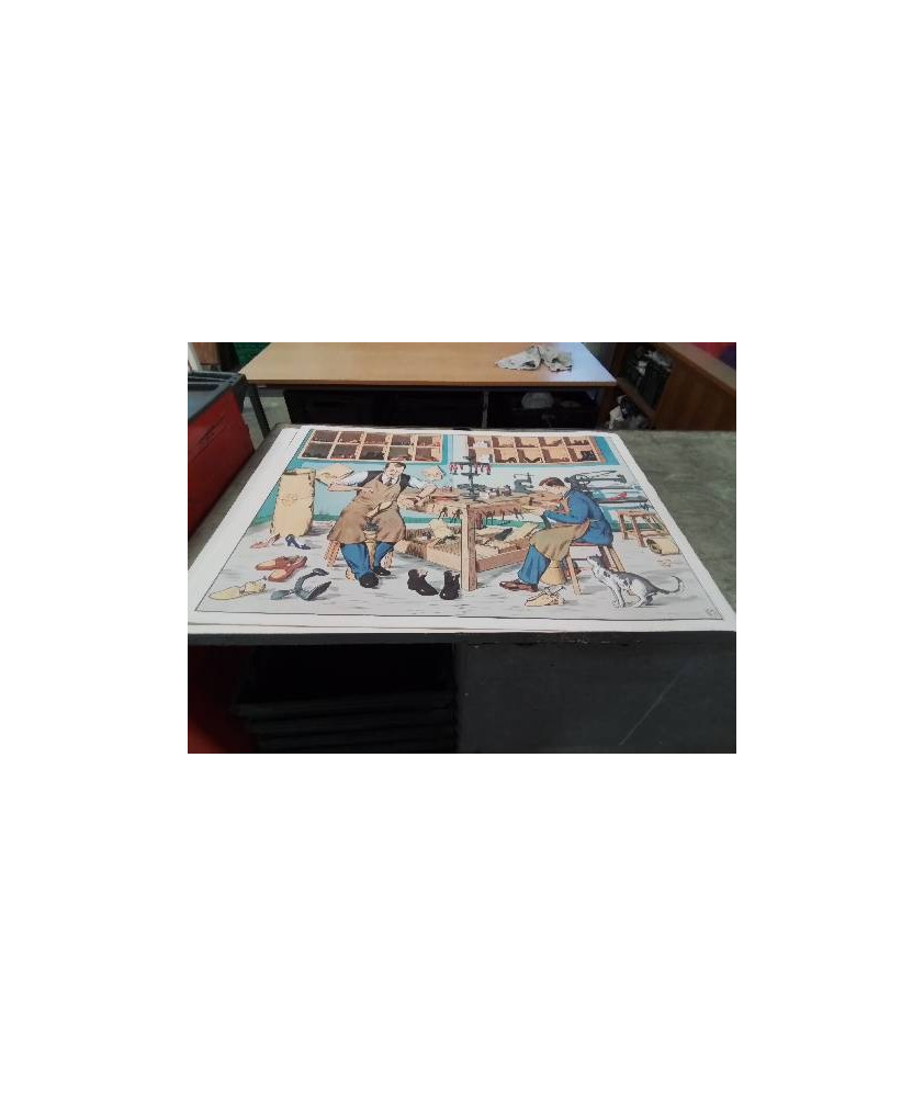 AFFICHE SCOLAIRE MDI CORDONNERIE ET COIFFURE