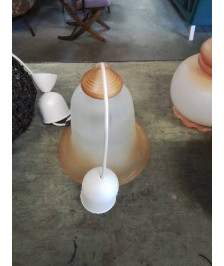 SUSPENSION VERRE ORANGE