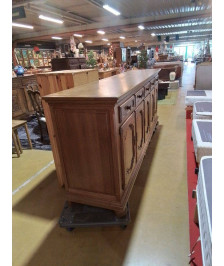 BAHUT CHENE 5 TIROIRS 5 PORTES 