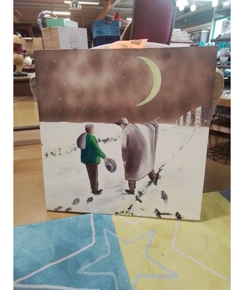 PEINTURE SIGNE RUISSEAU