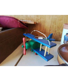 SUSPENSION AVION EN BOIS CHAMBRE ENFANT