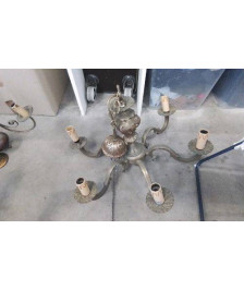LUSTRE BRONZE 6 BRANCHES