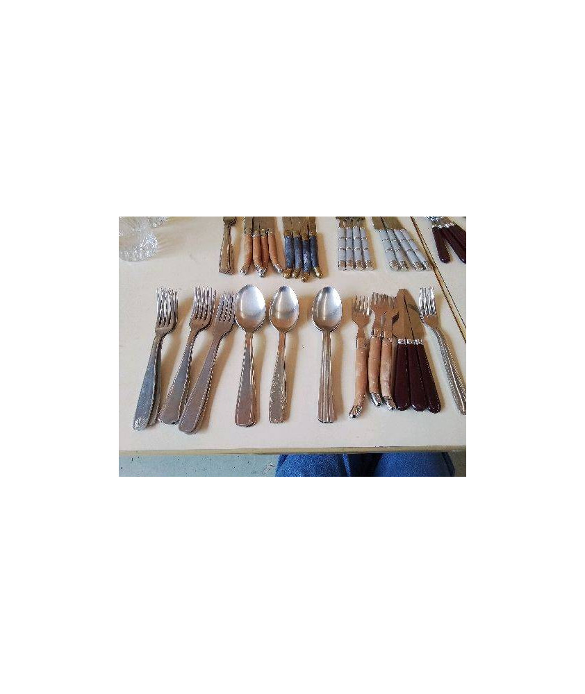 LOT DE 3 COUVERTS 