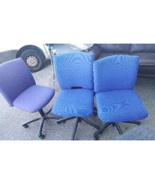 CHAISE DE BUREAU BLEUE 
