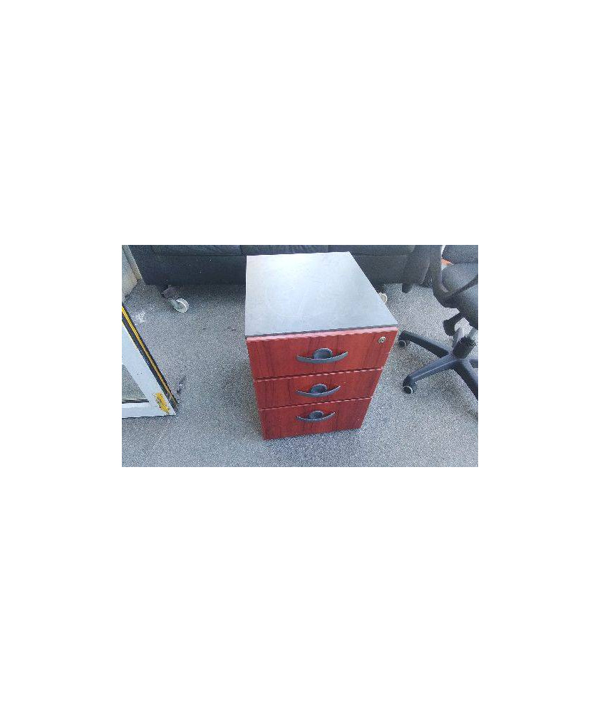 CAISSON DE BUREAU 3 TIROIRS SANS CLE