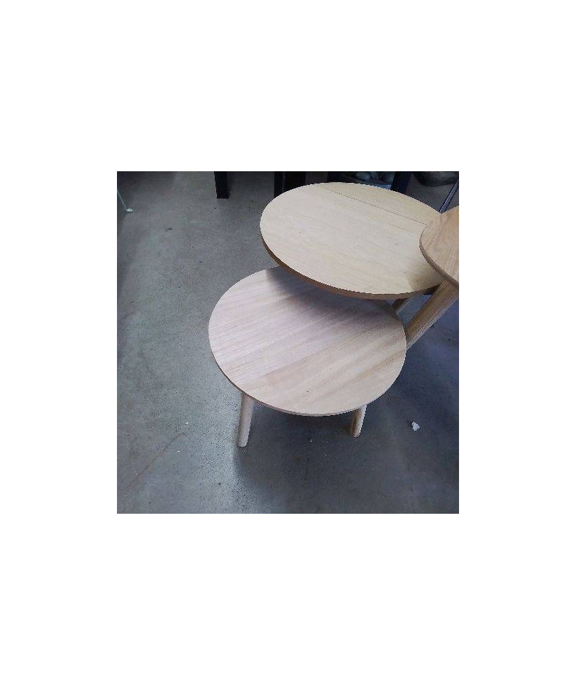 TABLE BASSE RONDE BOIS MM