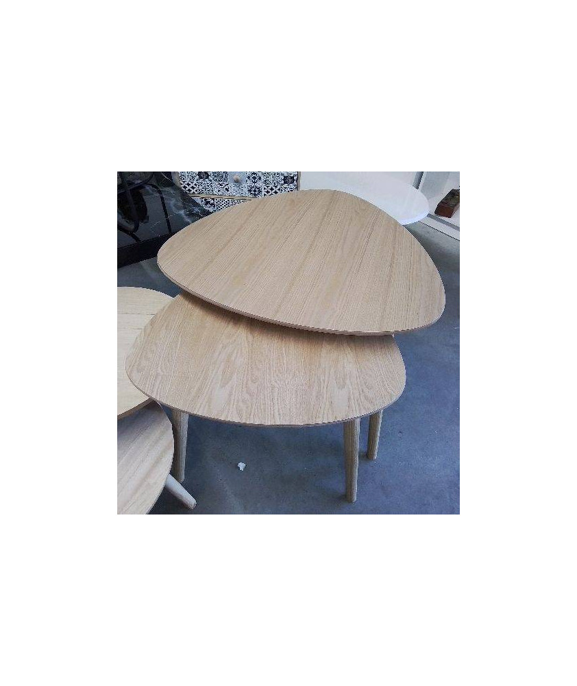 TABLE BASSE BOIS FORME MÉDIATOR GM