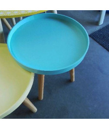 TABLE BLEUE A REBORDS MM