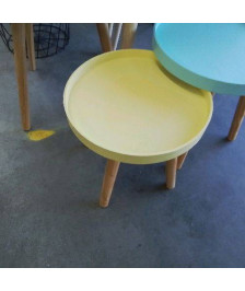 TABLE JAUNE A REBORDS PM