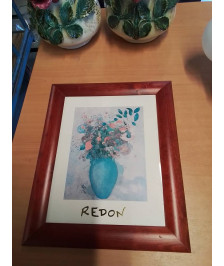 CADRE REPRO ODILON  REDON BOUQUET 