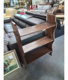 ÉTAGÈRE MURALE BOIS CHANTOURNÉ 3 TABLETTES 