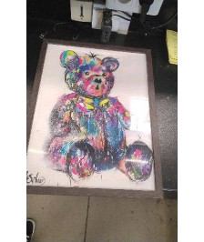 CADRE OURSON COULEURS 