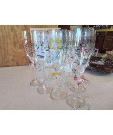LOT DE 10 FLUTES A CHAMPAGNE 