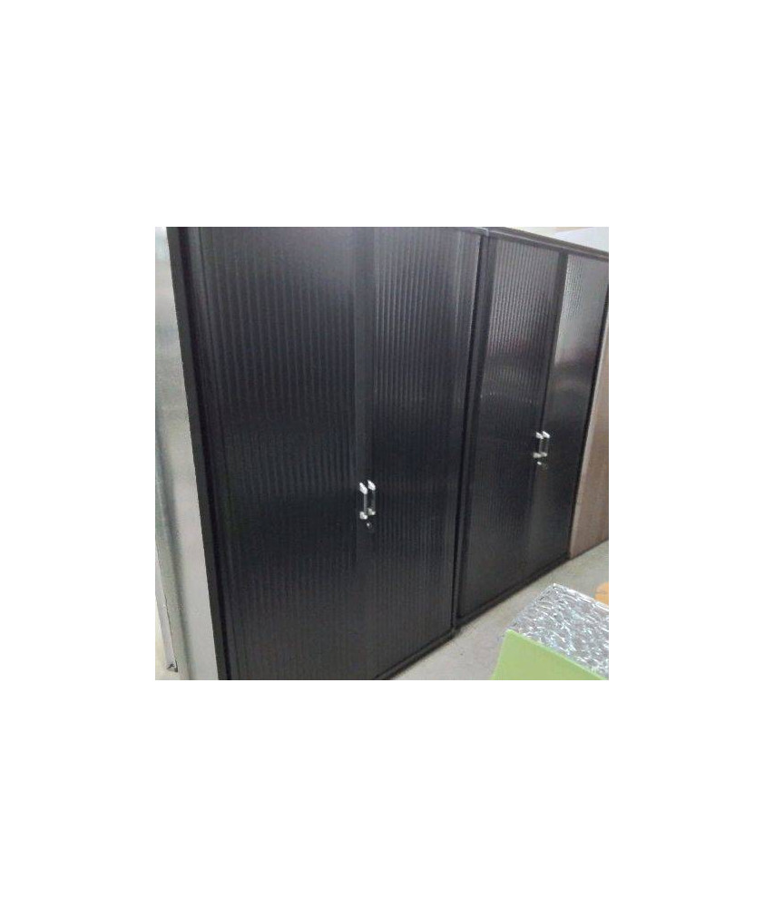 ARMOIRE DE BUREAU METALLIQUE NOIRE