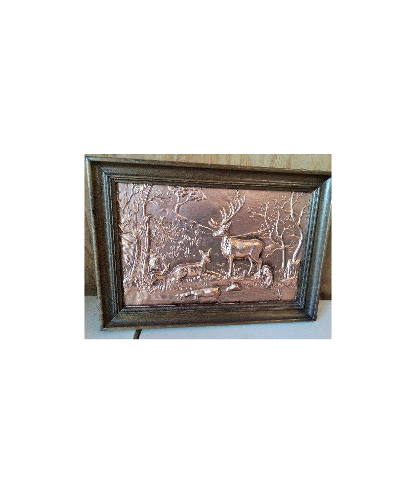CADRE DECOR DE CHASSE CUIVRE