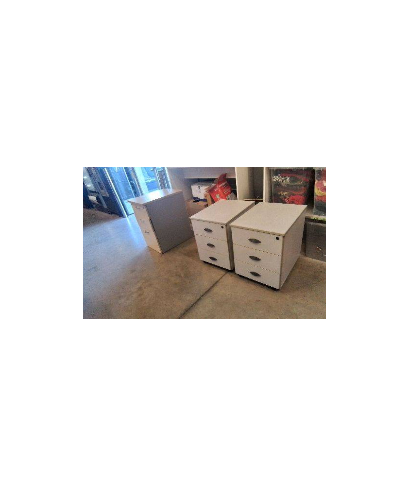 CAISSON 3 TIROIRS SANS CLE