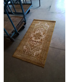 TAPIS LAINE OCRE ECRU 135X70CM