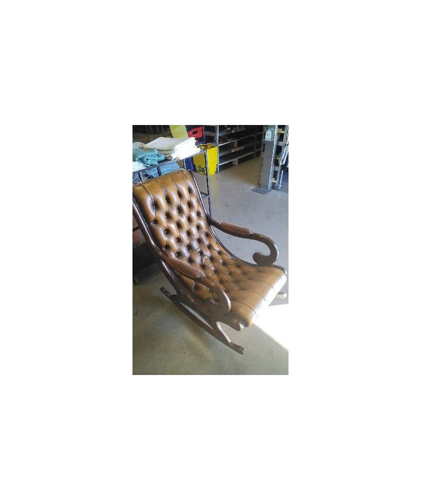 ROCKING CHAIR CUIR - EN L’ETAT