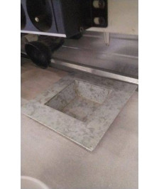 POT CARRE METAL 