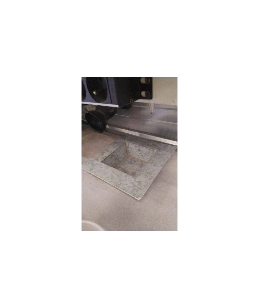 POT CARRE METAL 
