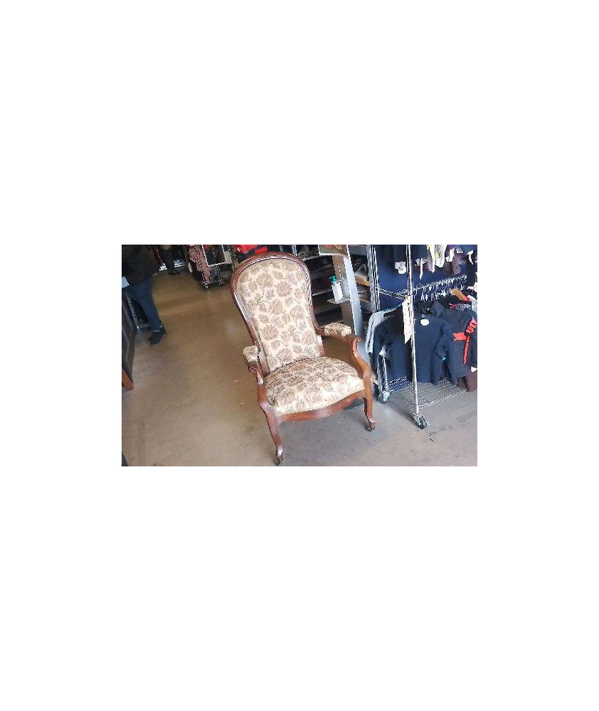 FAUTEUIL VOLTAIRE A ROULETTES EN L’ETAT 