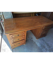 BUREAU EN CHENE DORÉ 