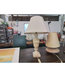LAMPE SUR PIED EN ALBATRE