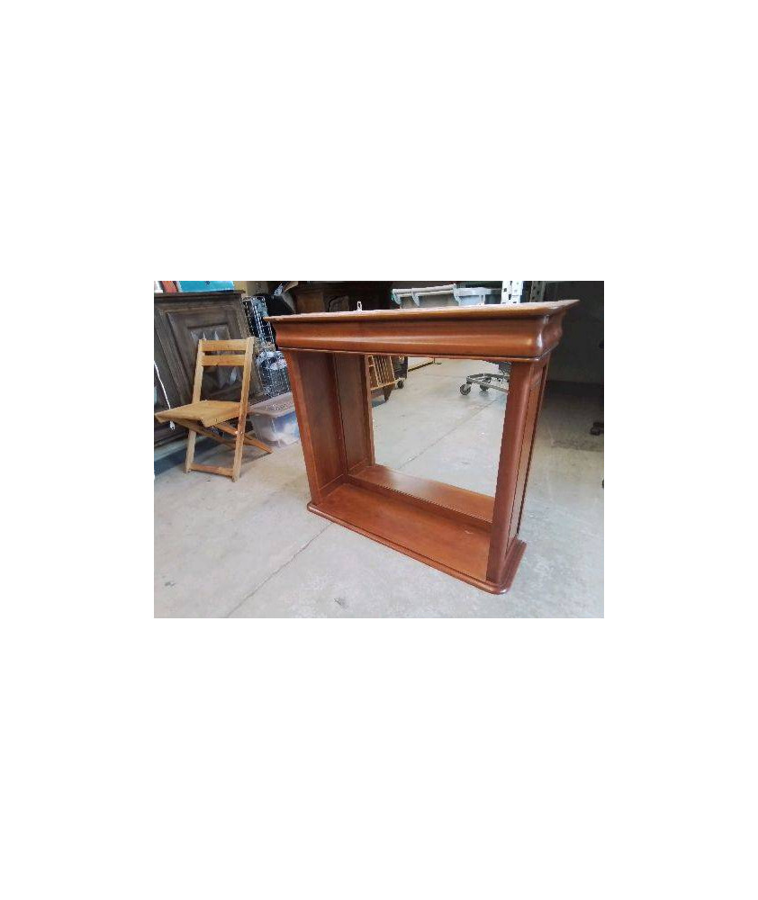 EATAGERE VITRINE OUVERTE A SUSPENDRE DE STYLE LOUIS PHILIPPE EN MERISIER EATAGERE VITRINE OUVERTE A SUSPENDRE DE STYLE LOUIS PHILIPPE EN MERISIER
