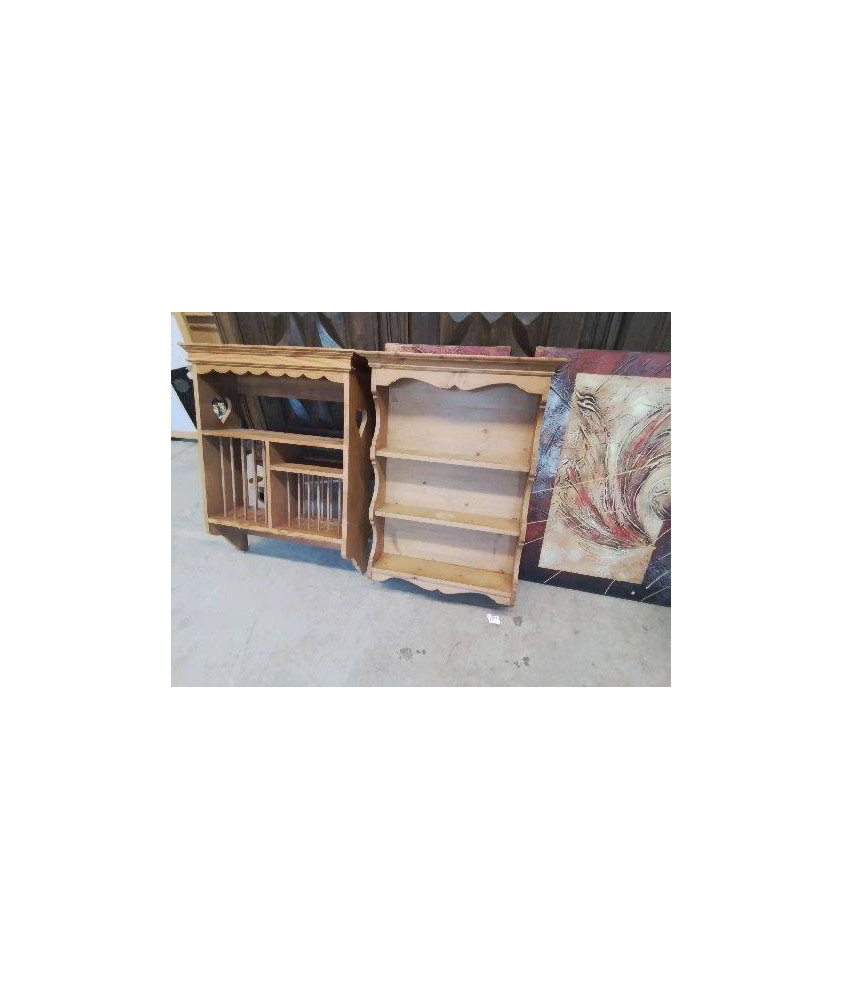 PETITE ETAGERE EN PIN A SUSPENDRE 