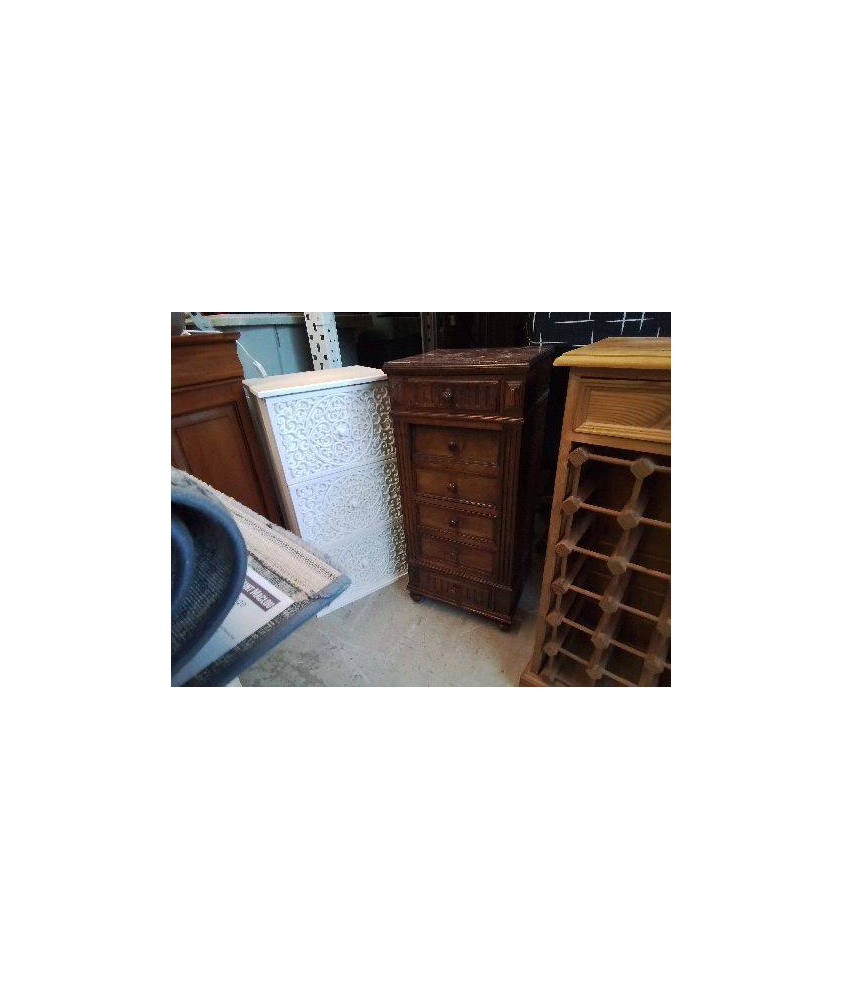 CHIFFONIER TABLE DE NUIT EN NOYER