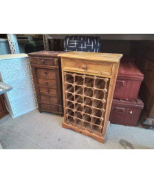 RANGE BOUTEILLES EN PIN
