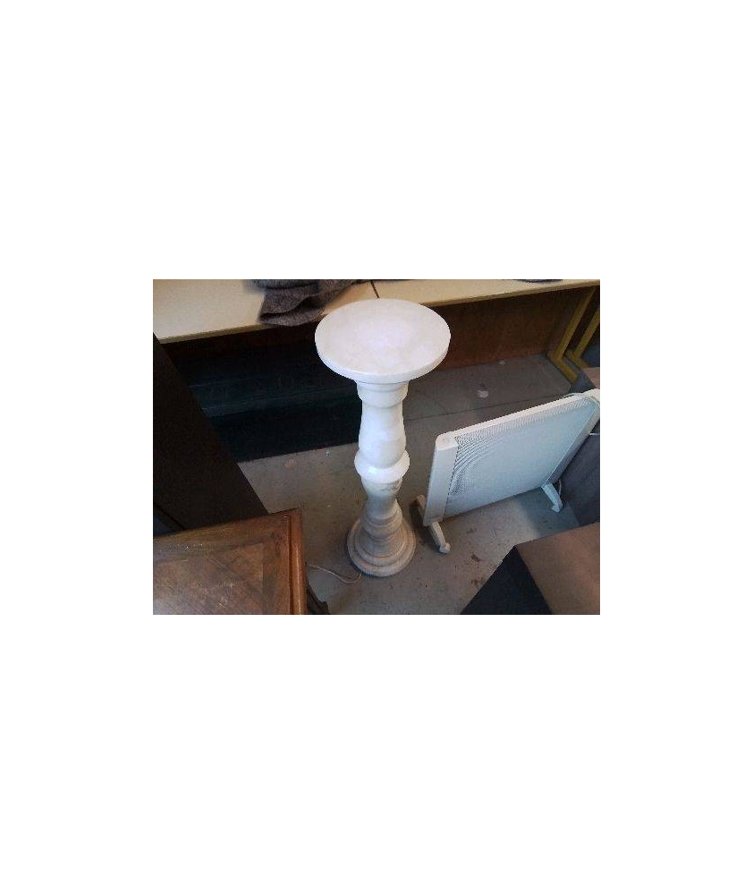 COLONNE EN ALBATRE LUMINEUSE