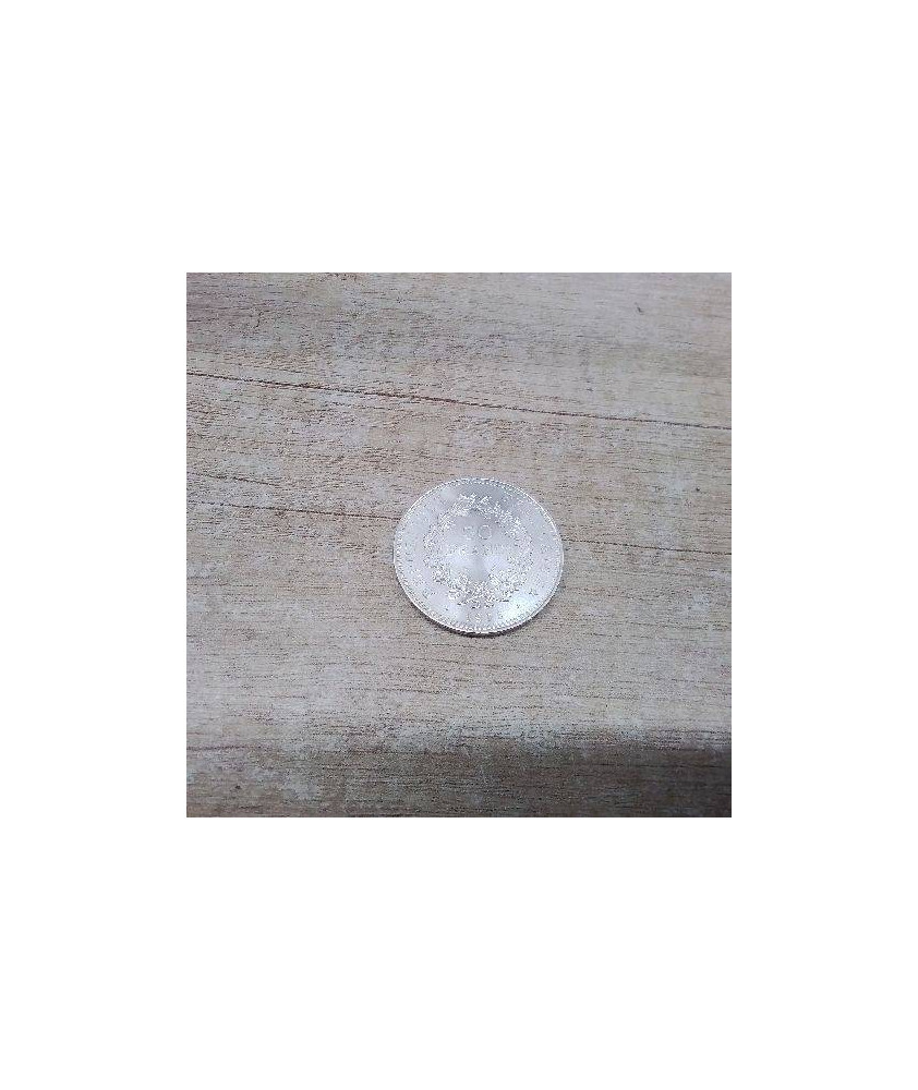 50 FRANCS HERCULE ARGENT 1976