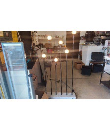 LUMINAIRE 6 BRAS SUR SOCLE BETON - URBAN CITY