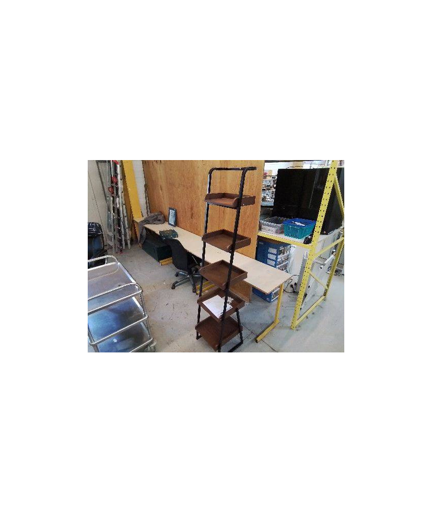 ÉTAGÈRE BIBLIOTHÈQUE X-ESTANIER EN NOYER REF AL404385211-MM
