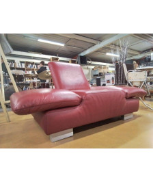 FAUTEUIL CUIR ROCKING CHAIR ITALIEN 