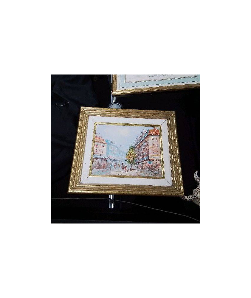 PEINTURE CADRE DORÉ