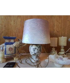 LAMPE A POSER EN MARBRE ANNEE 70