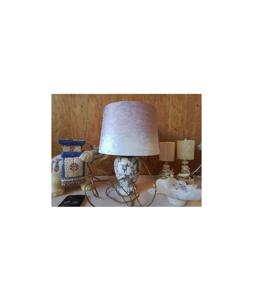 LAMPE A POSER EN MARBRE ANNEE 70