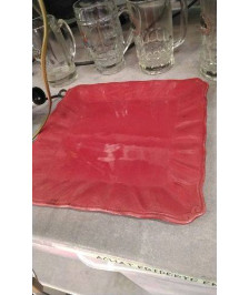 PLAT CARRE ROUGE 