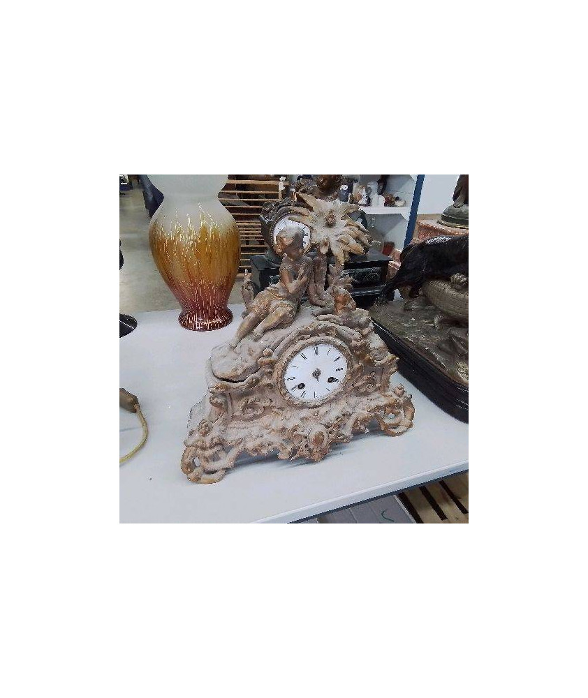 PENDULE DECOR PALMIER 