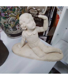 STATUE TERRE CUITE ENFANT