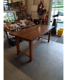TABLE RECTANGULAIRE A ENTRETOISE 174X79,5X76CM