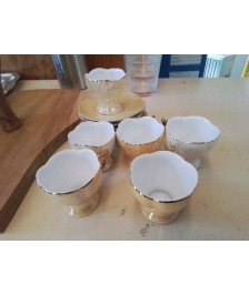 LOT DE 6 TASSES A CAFÉ